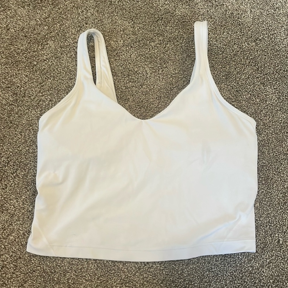 White Lululemon Align Tank Size 6